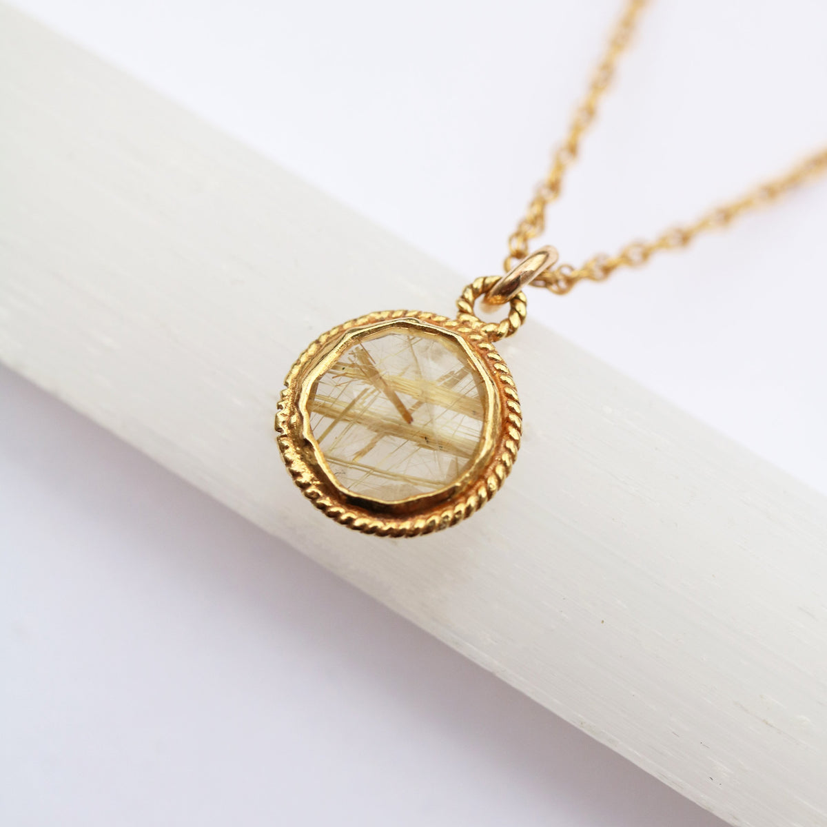 Intuition Solstice Necklace | Chocolate Moonstone