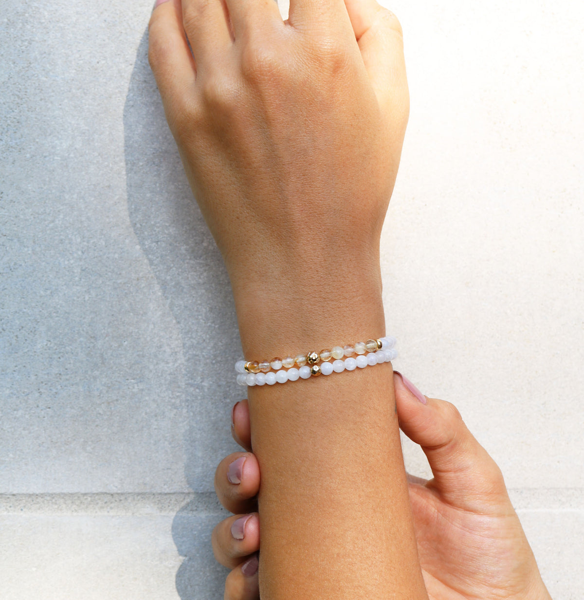 Dainty Abundance Luxe Bracelet | Citrine &amp; Moonstone