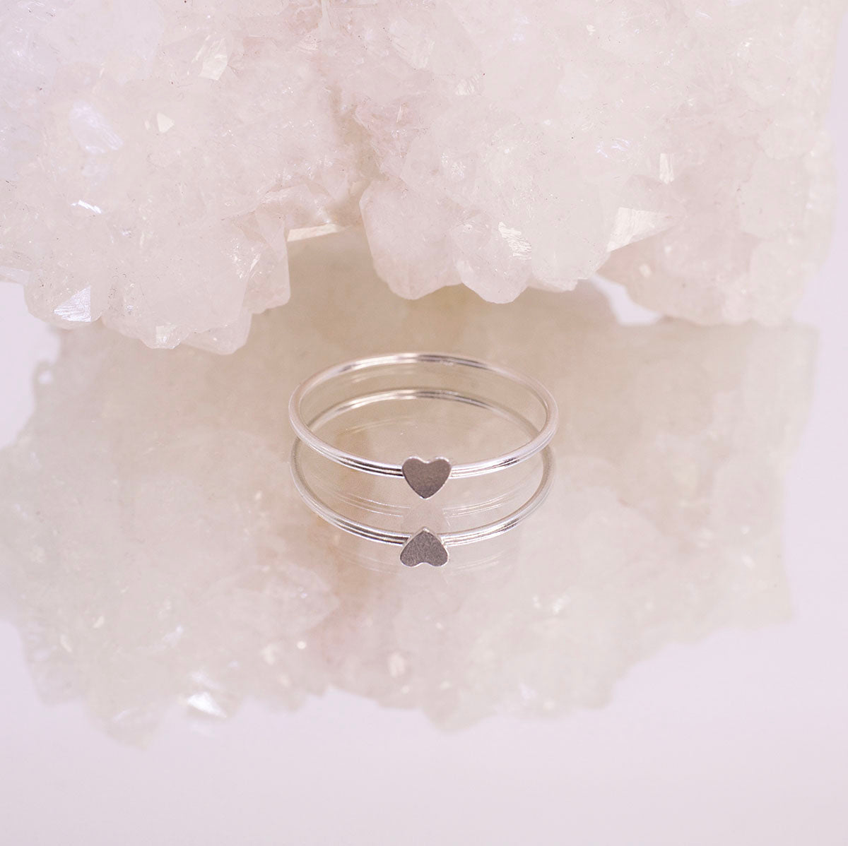Sterling Silver Ring - Tiny Heart Ring
