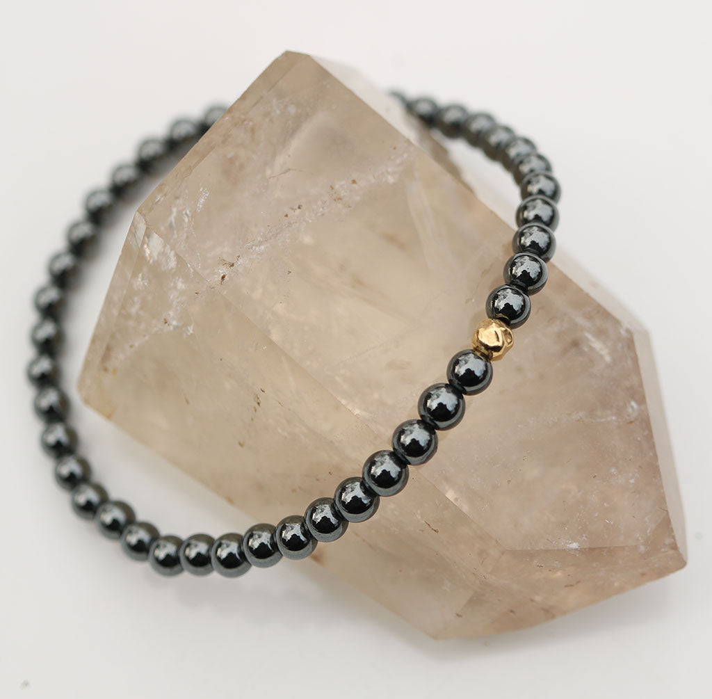 Dainty Clarity Bracelet | Hematite