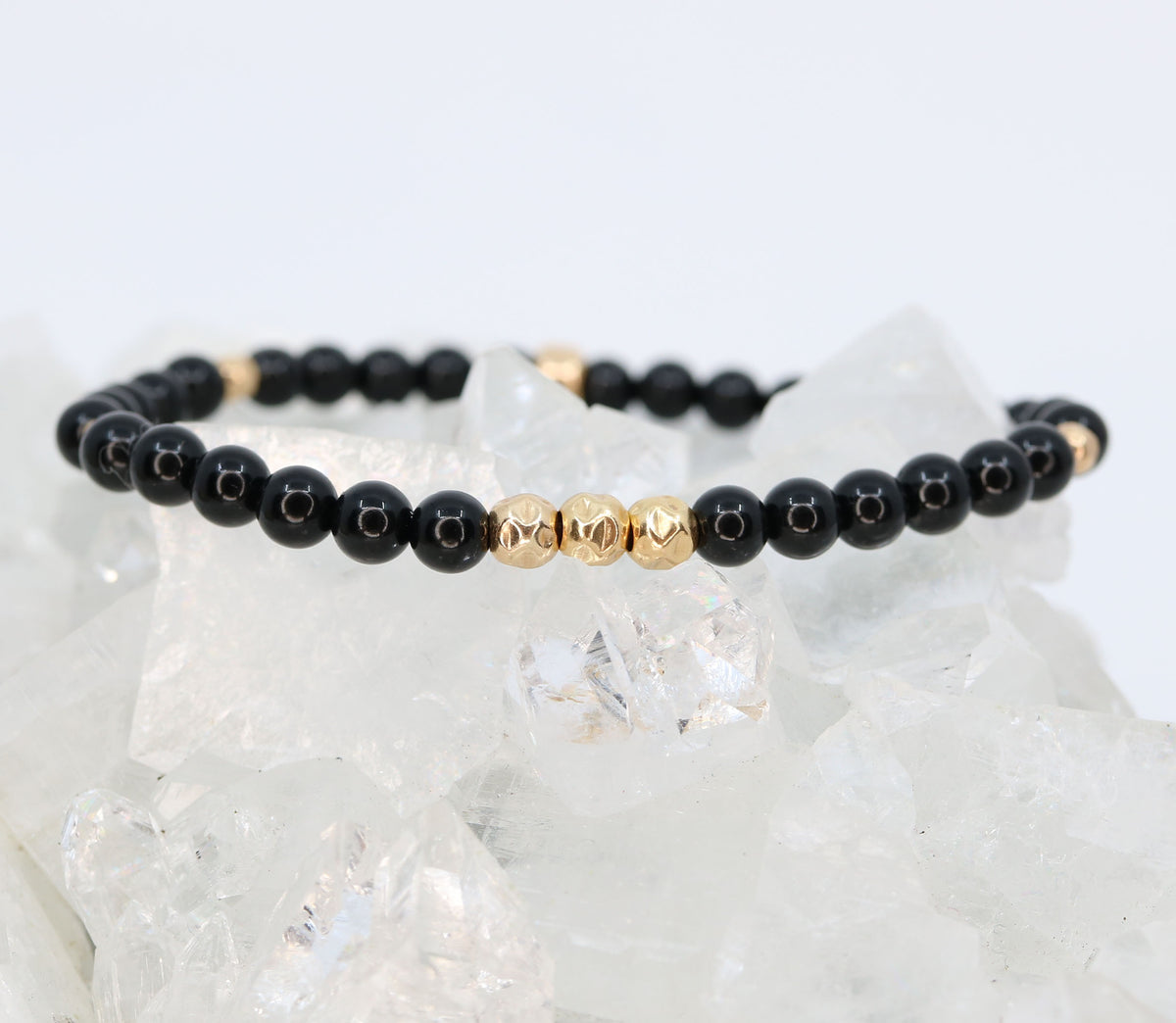 Dainty Protection Luxe Bracelet | Onyx