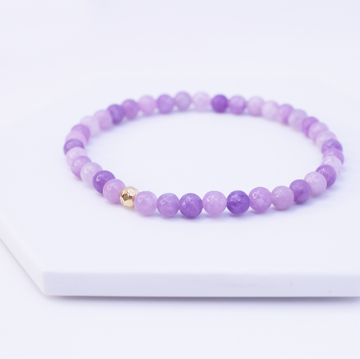 Dainty Harmony Bracelet | Lepidolite