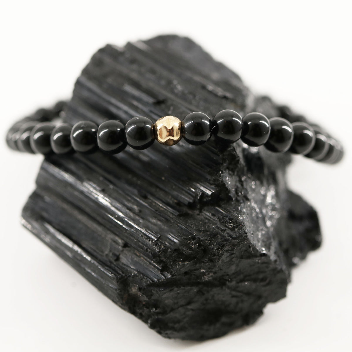Dainty Protection Bracelet | Onyx