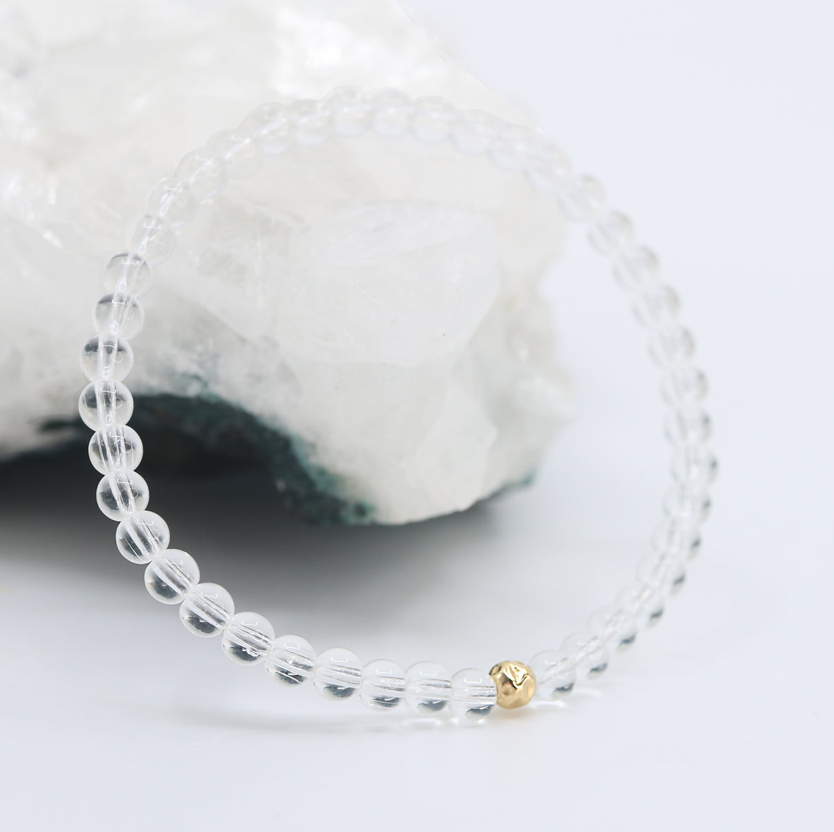 Dainty Amplify Bracelet | Clear Quartz