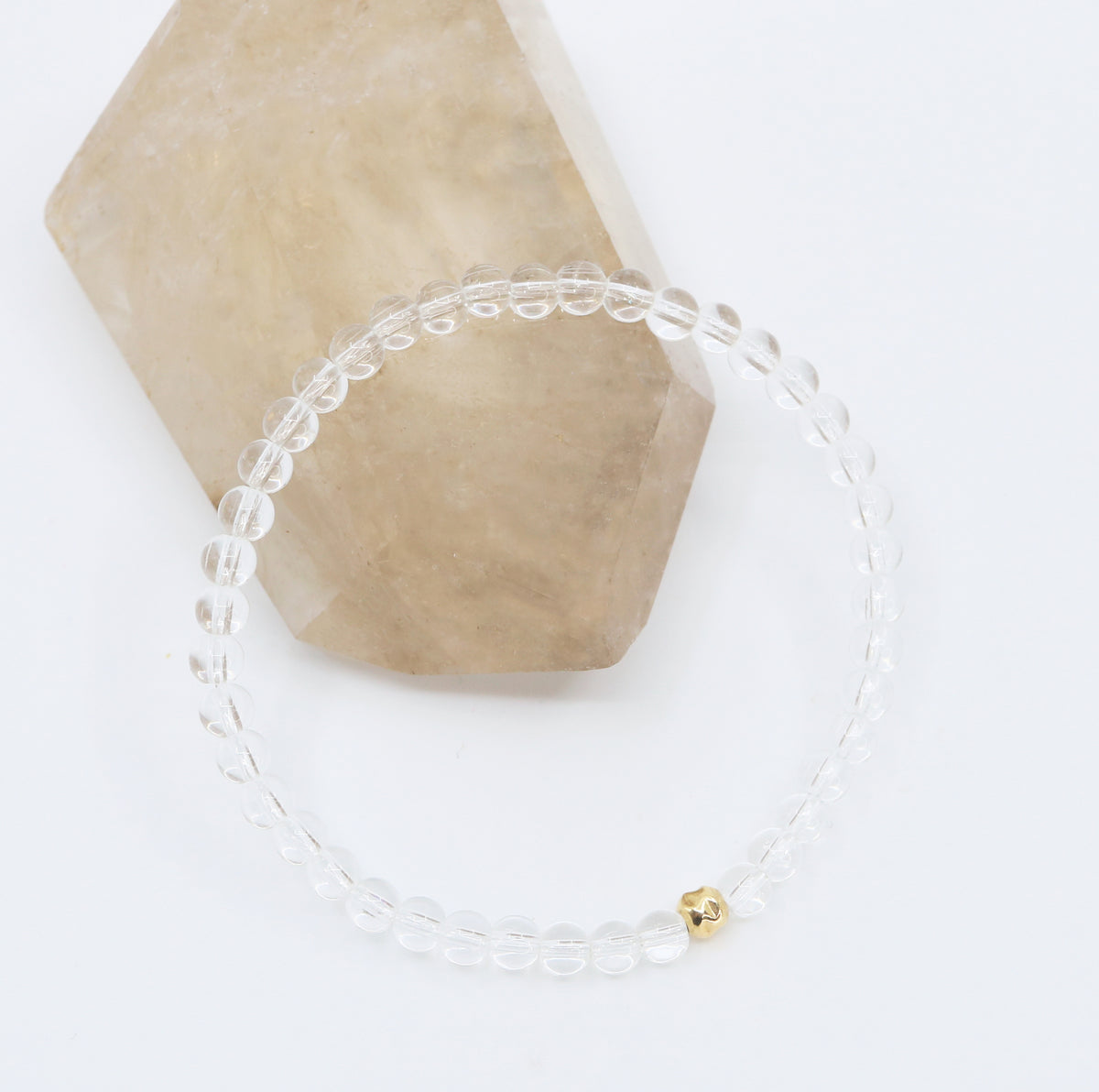 Dainty Amplify Bracelet | Clear Quartz