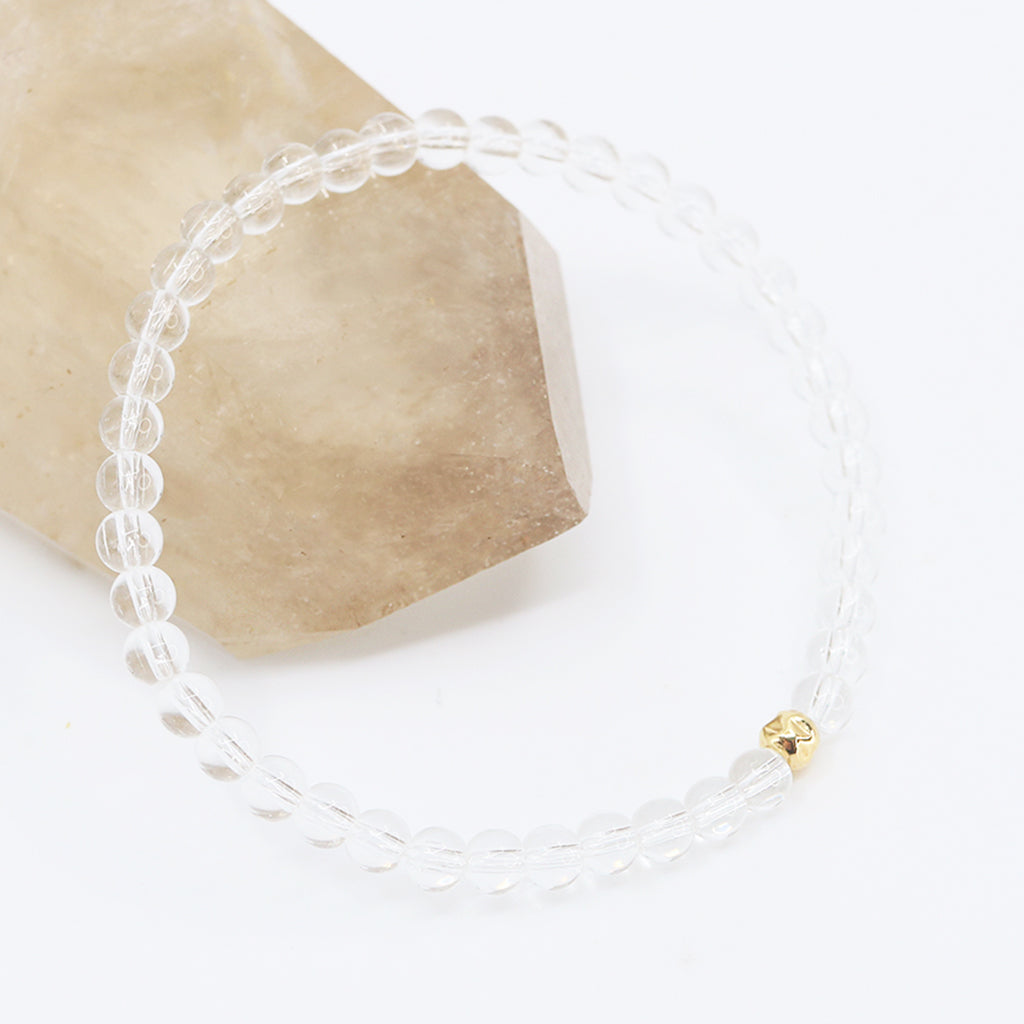 Dainty Amplify Bracelet | Clear Quartz