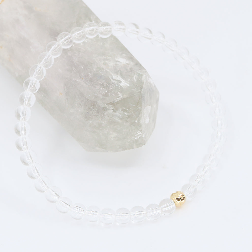 Dainty Amplify Bracelet | Clear Quartz