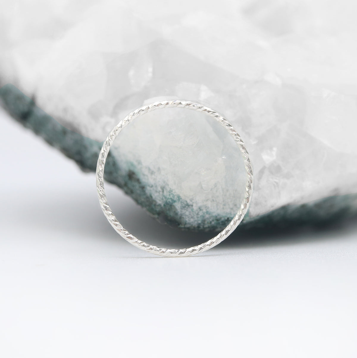 Dainty Silver Ring Duo