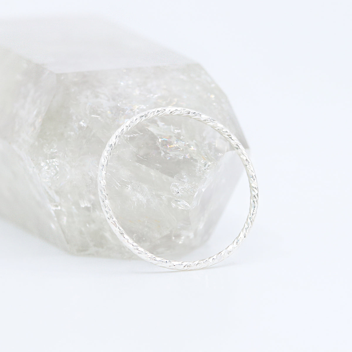 Dainty Silver Ring Duo