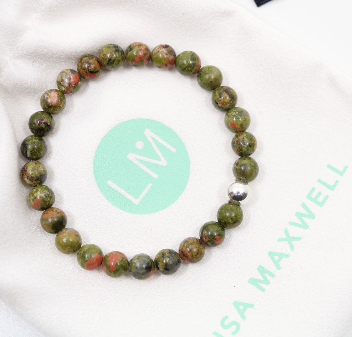 Grounded Strength Bracelet | Unakite