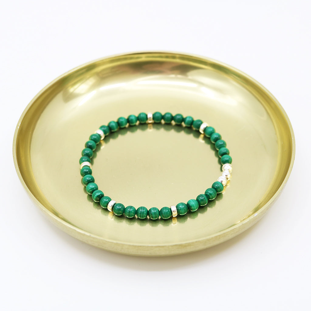 Dainty Acceptance Luxe Bracelet | Malachite