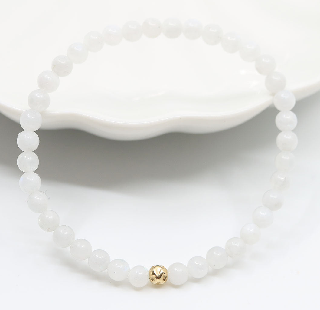 Dainty Balance and Intuition Bracelet | Moonstone