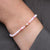 Dainty Rebalance Bracelet | Pink Opal