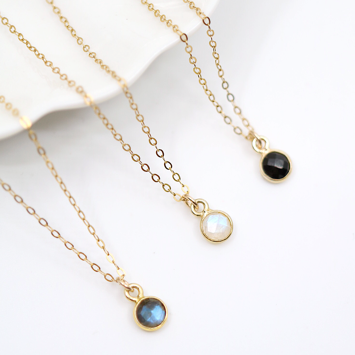 Charmed with Abundance Mini Necklace | Citrine and Gold