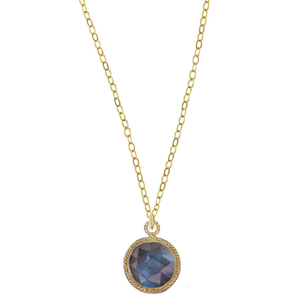Labradorite Solstice Necklace | Labradorite and Gold
