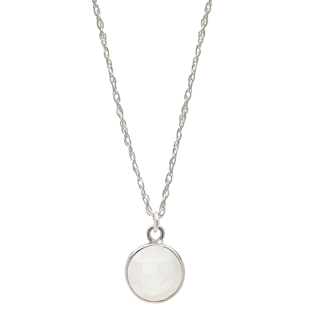 Charmed by Intuition Necklace | Moonstone and Silver