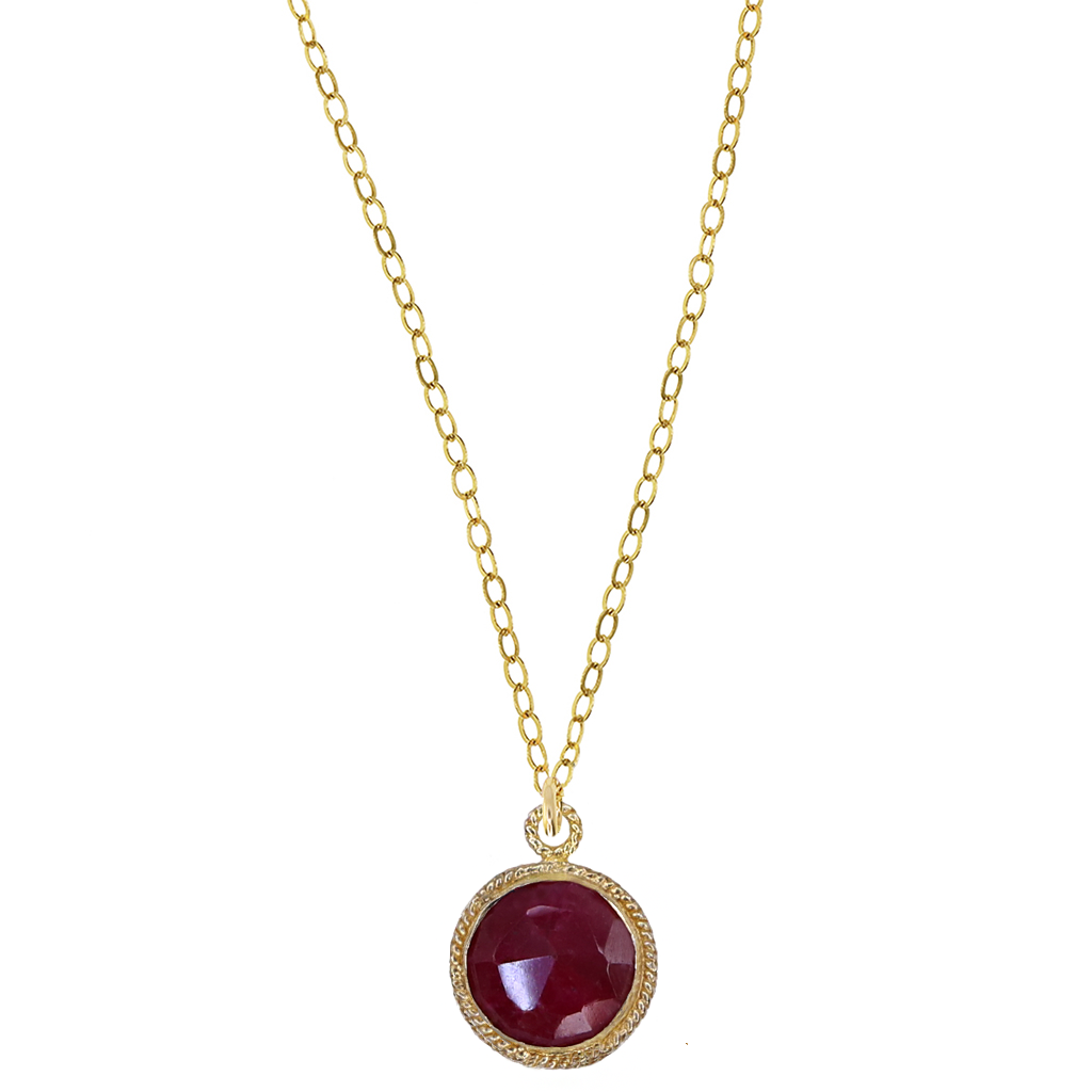Ruby Solstice Necklace