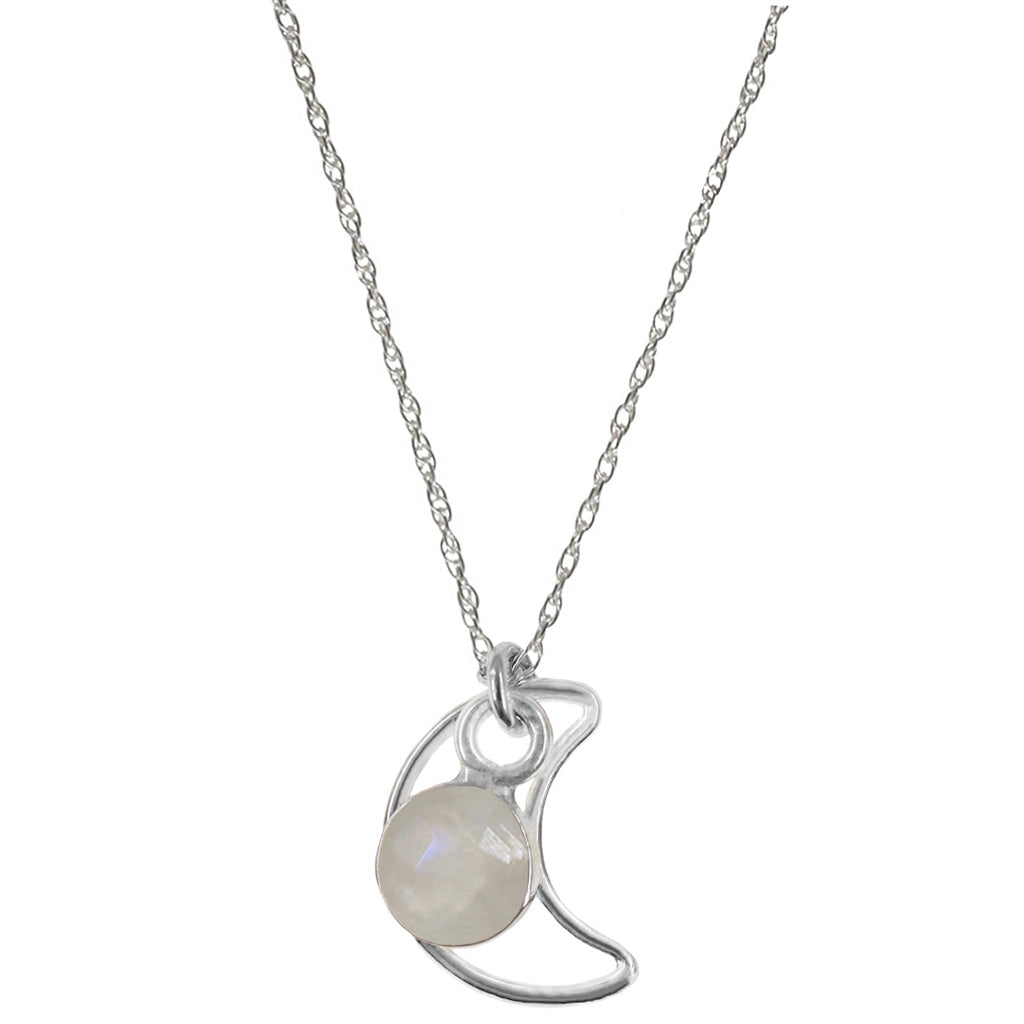 Moonbeam Necklace | Moonstone and Silver