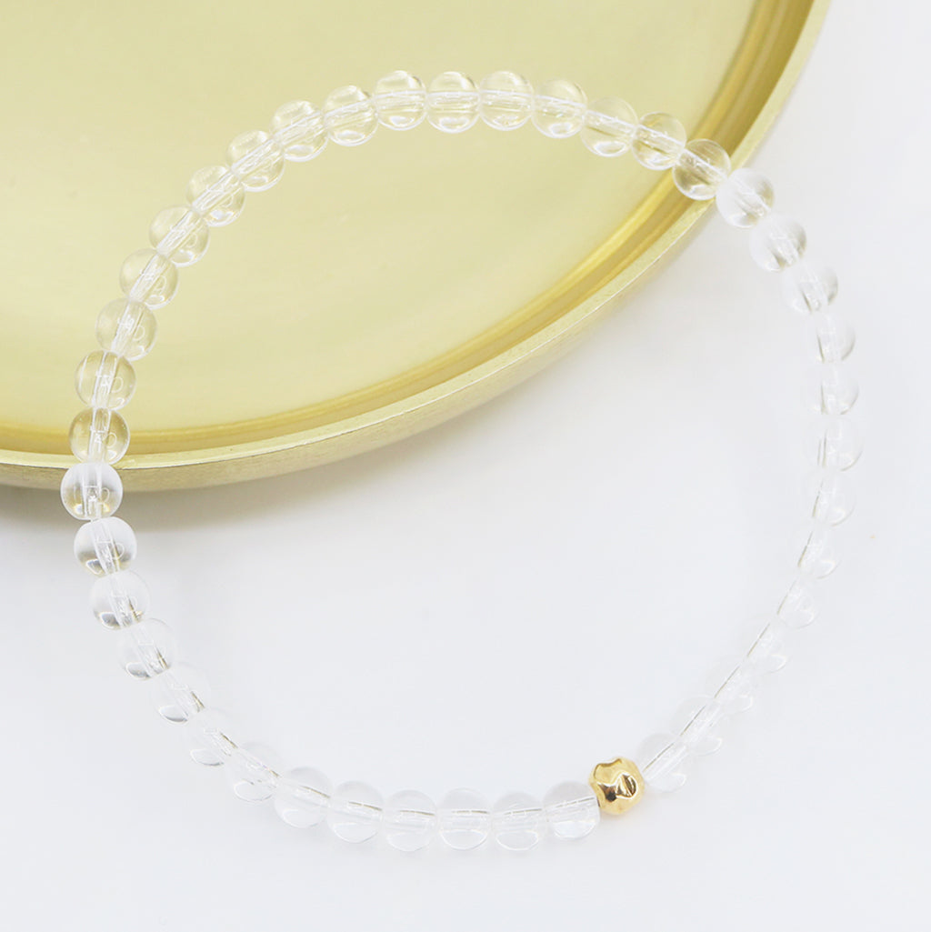 Dainty Amplify Bracelet | Clear Quartz